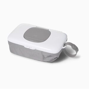 Oxo White and Gray Portable Wipes Holder